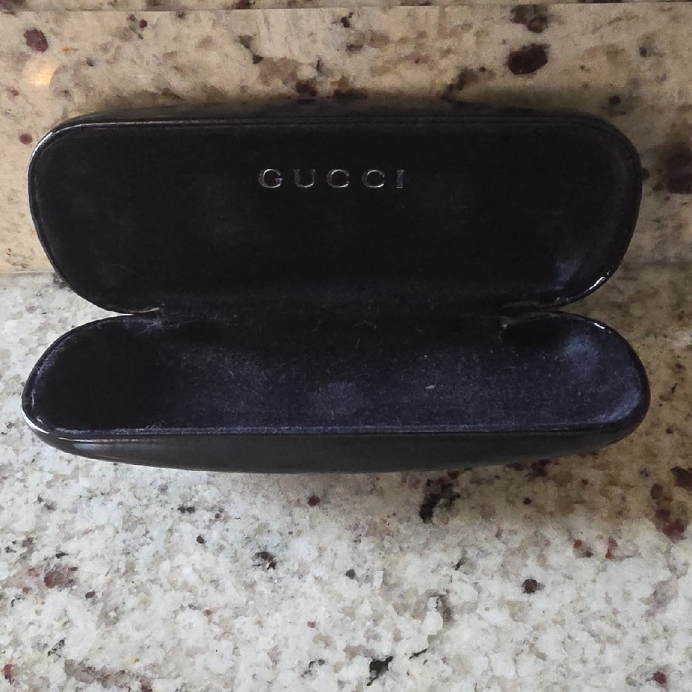 Gucci Sleek Black Eyewear Case
